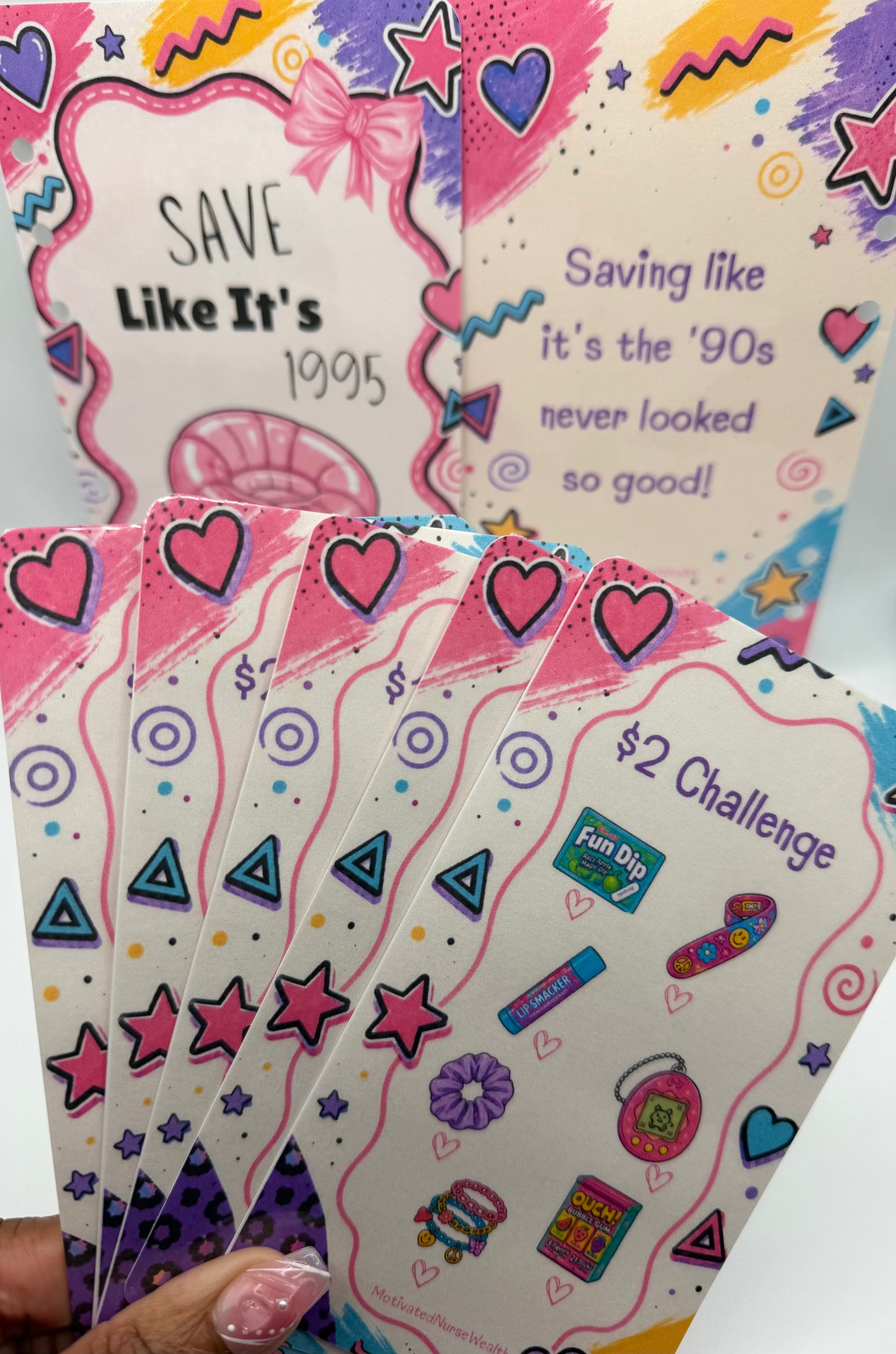 90s Nostalgia Cash Stuffing Binder