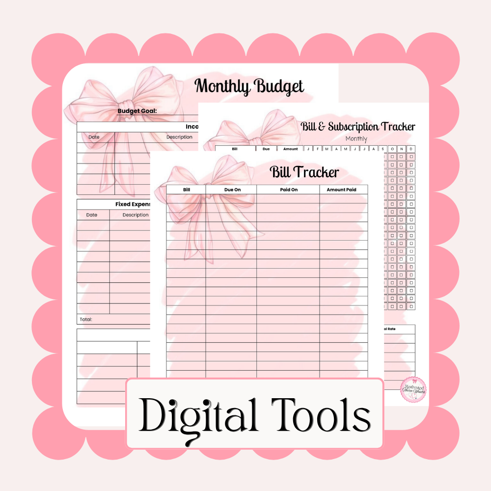 Printable Money Management Templates