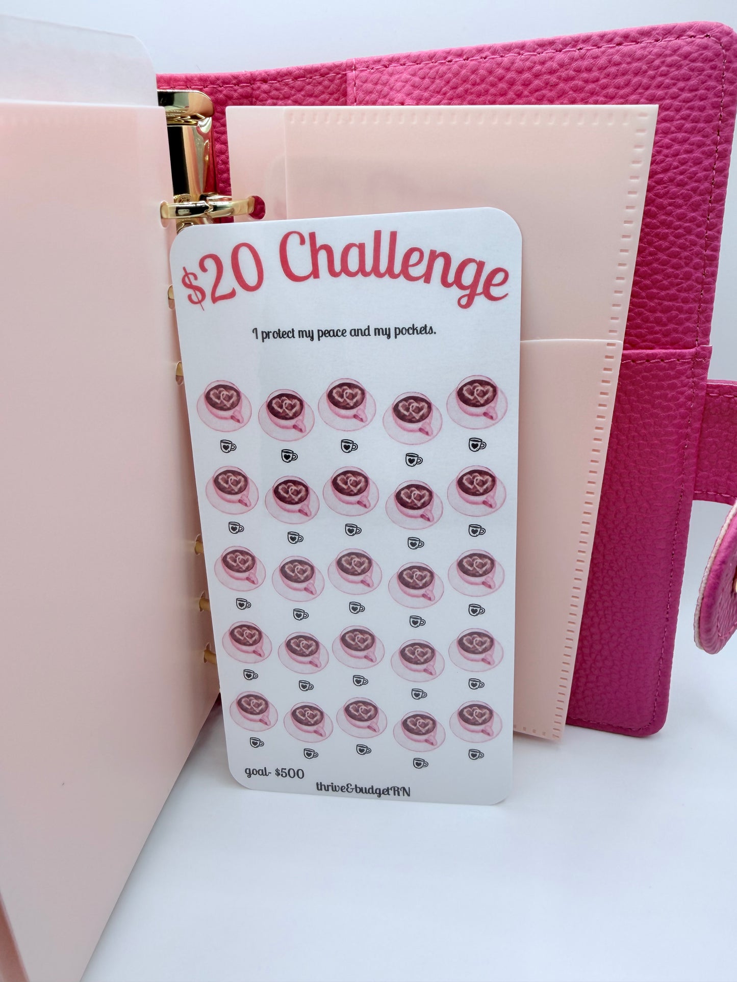 Coffee First, Bills Later $2,000 Savings Challenge Binder ☕