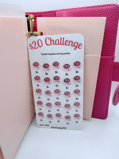 Coffee First, Bills Later $2,000 Savings Challenge Binder ☕