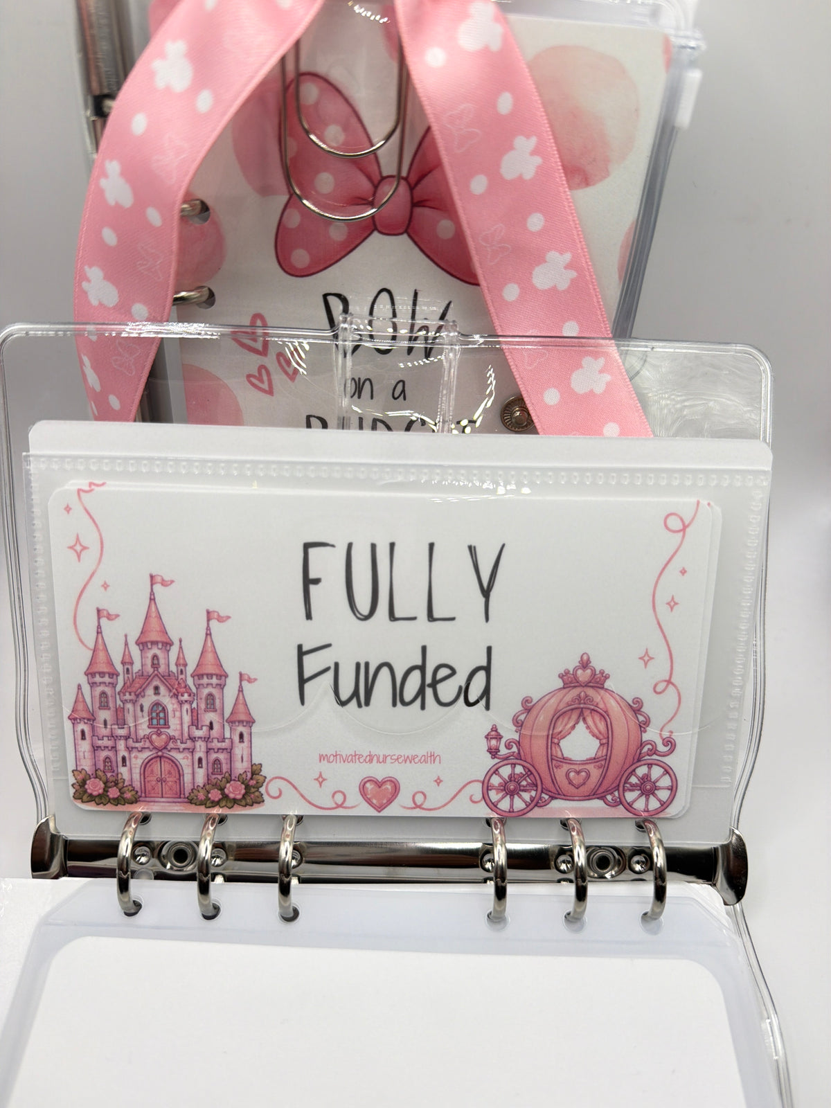 Minnie $820 Savings Challenge Binder