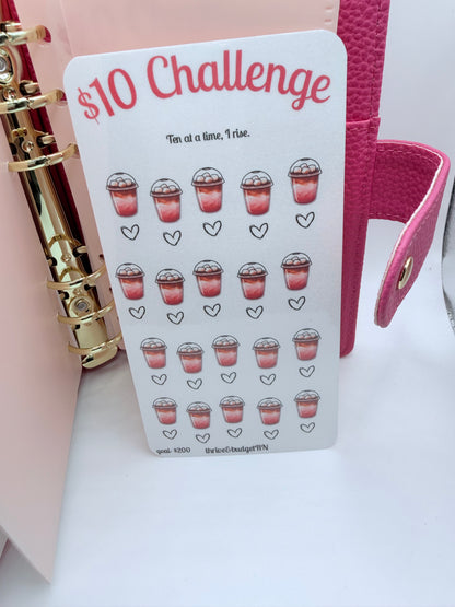 Coffee First, Bills Later $2,000 Savings Challenge Binder ☕