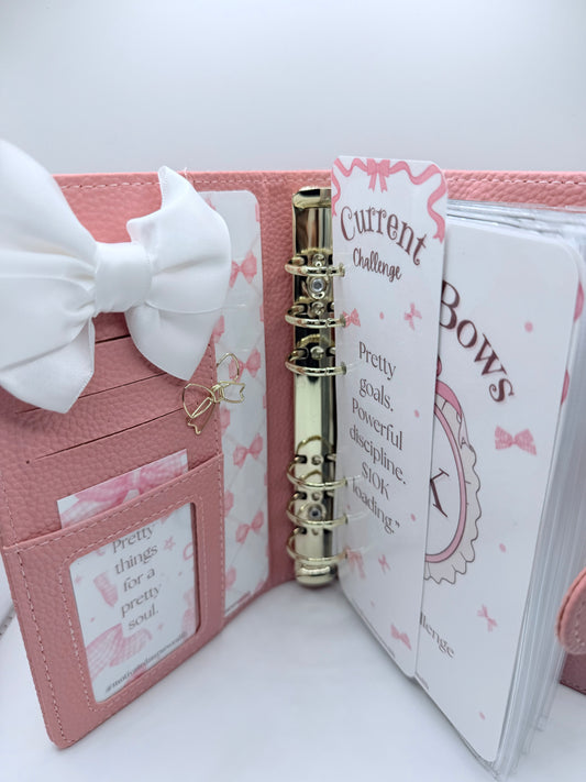 Pretty Bows 10k Savings Challenge Binder