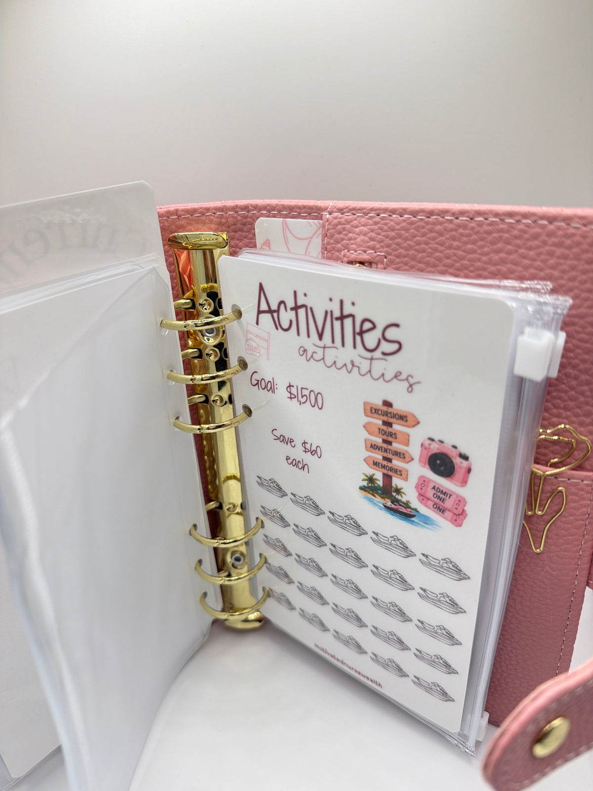 Take the Trip Travel Savings Binder | A6 Vacation Budget Binder
