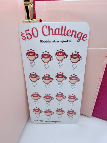 Coffee First, Bills Later $2,000 Savings Challenge Binder ☕
