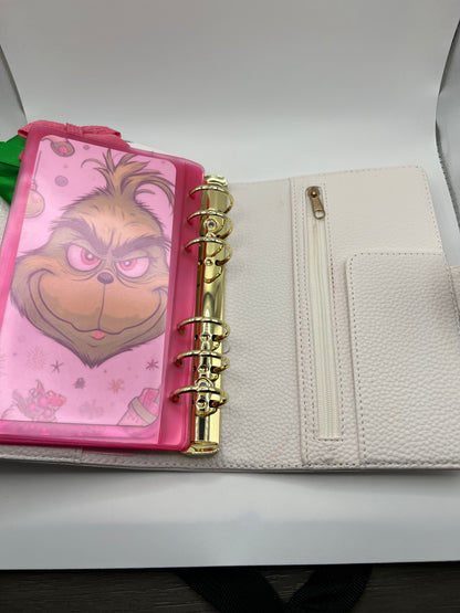 Christmas “Pink Grinch” 1500 Savings Challenge Binder Set