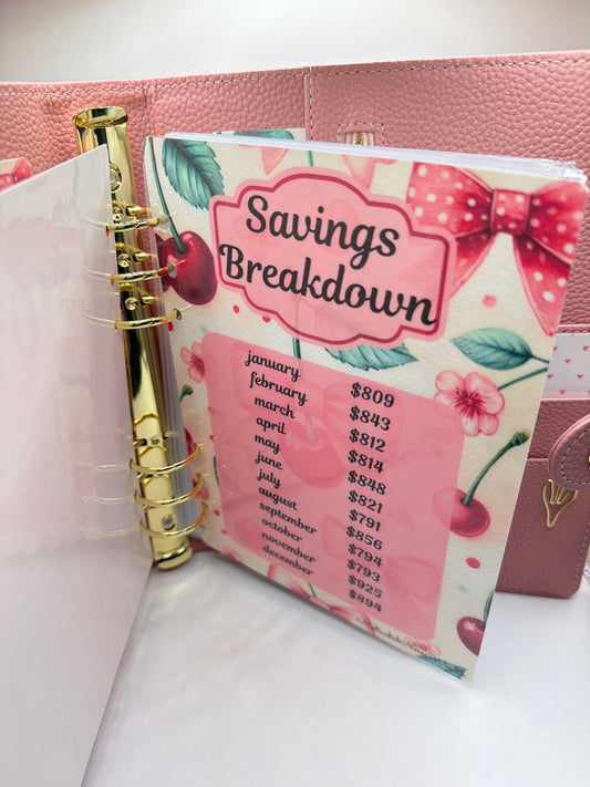 $10,000 Savings Challenge A5 Binder