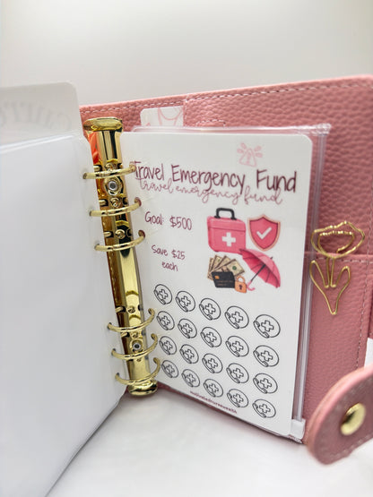 Take the Trip Travel Savings Binder | A6 Vacation Budget Binder