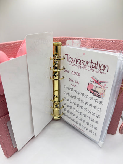 Take the Trip Travel Savings Binder | A6 Vacation Budget Binder