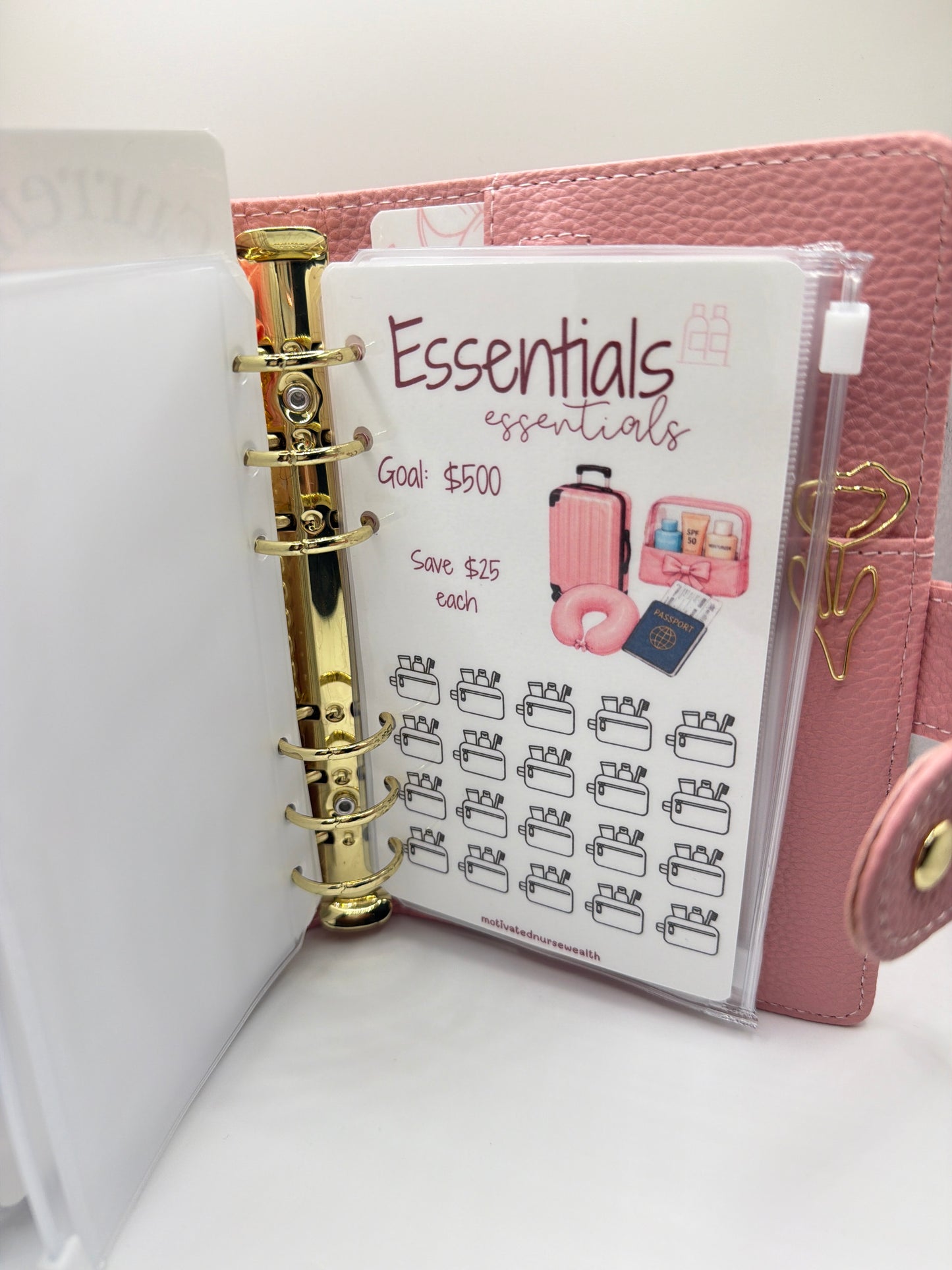 Take the Trip Travel Savings Binder | A6 Vacation Budget Binder