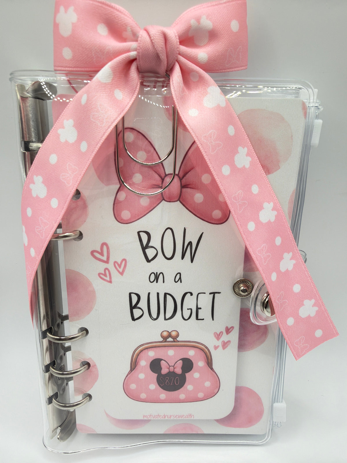 Minnie $820 Savings Challenge Binder