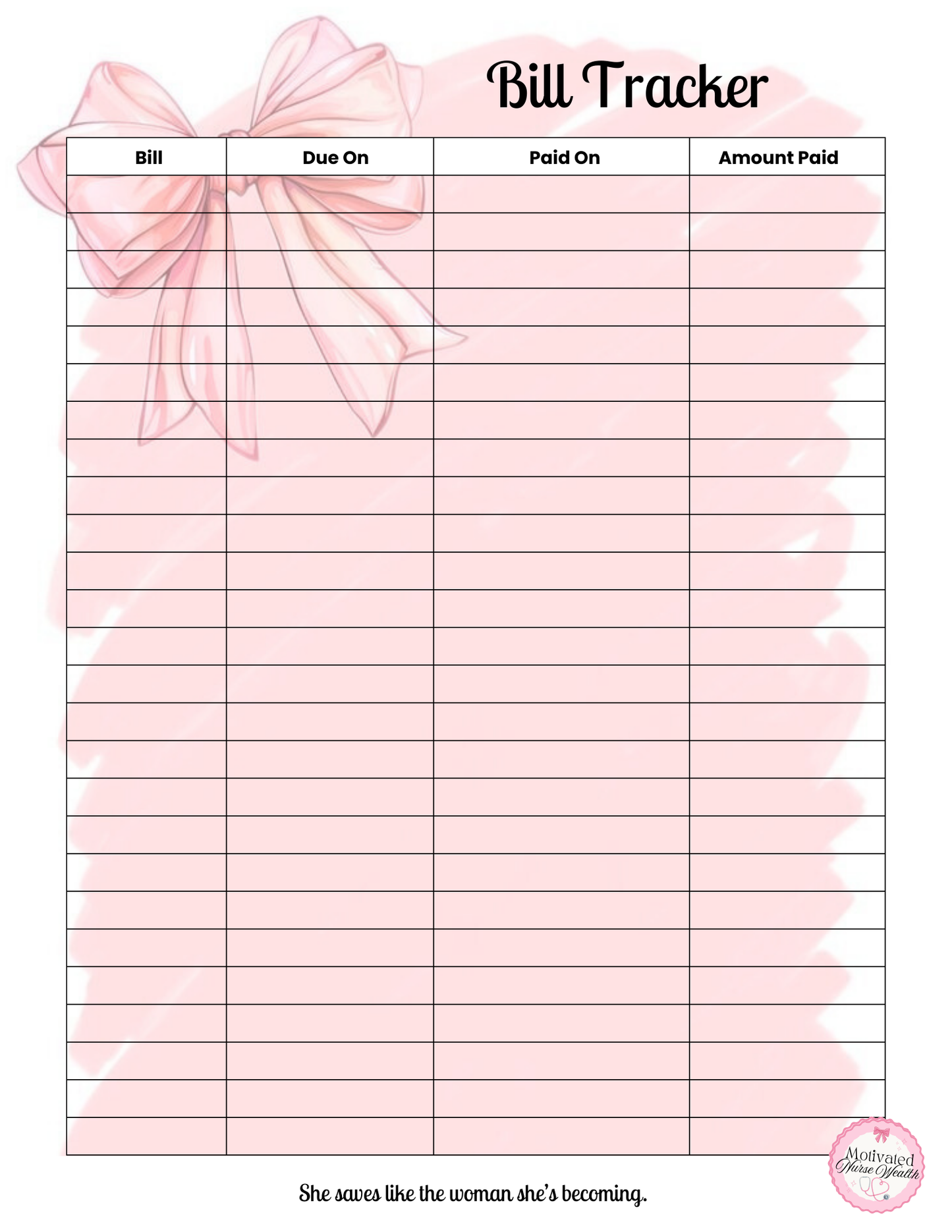 Bill Tracker