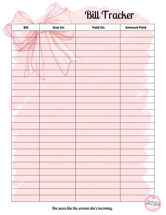 Bill Tracker
