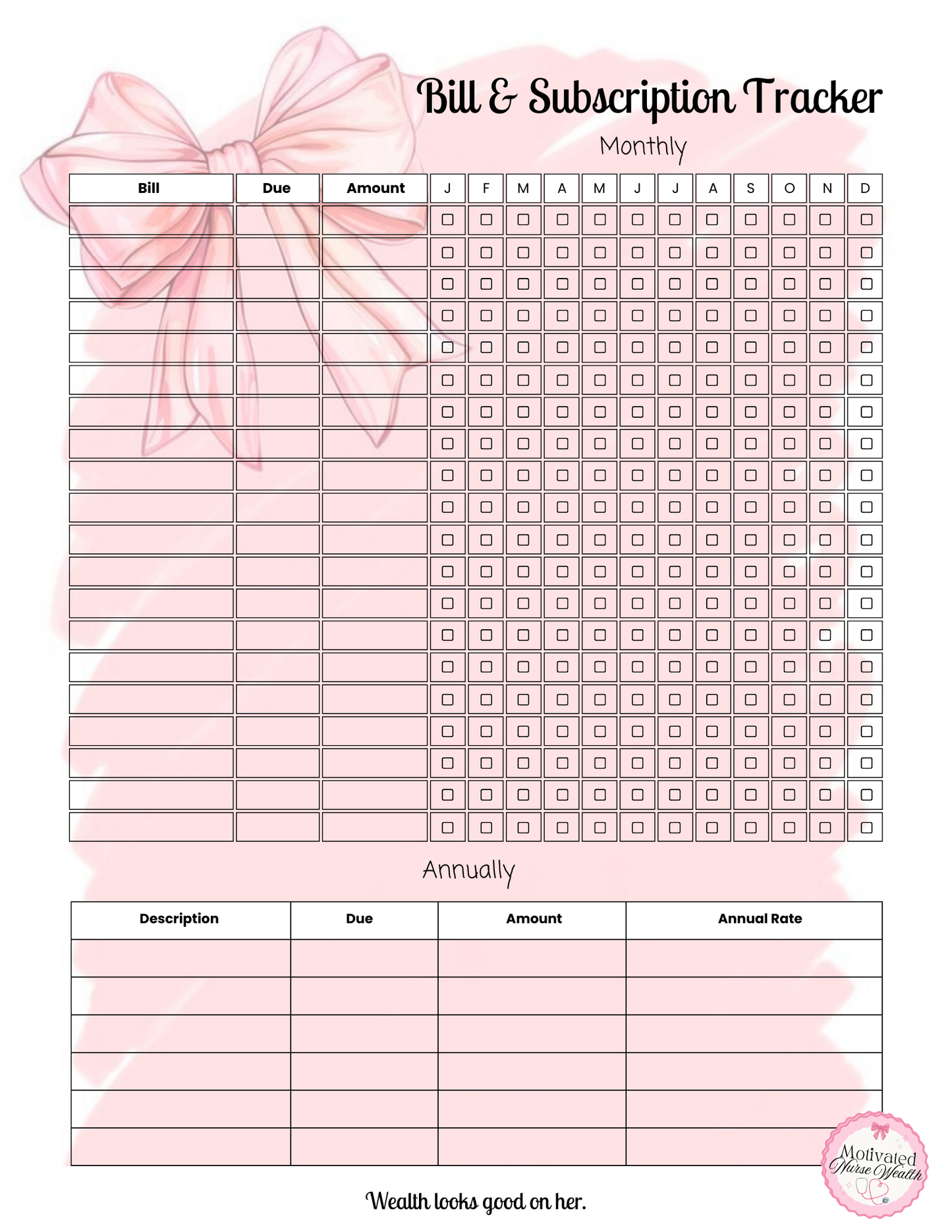 Bill & Subscription Tracker