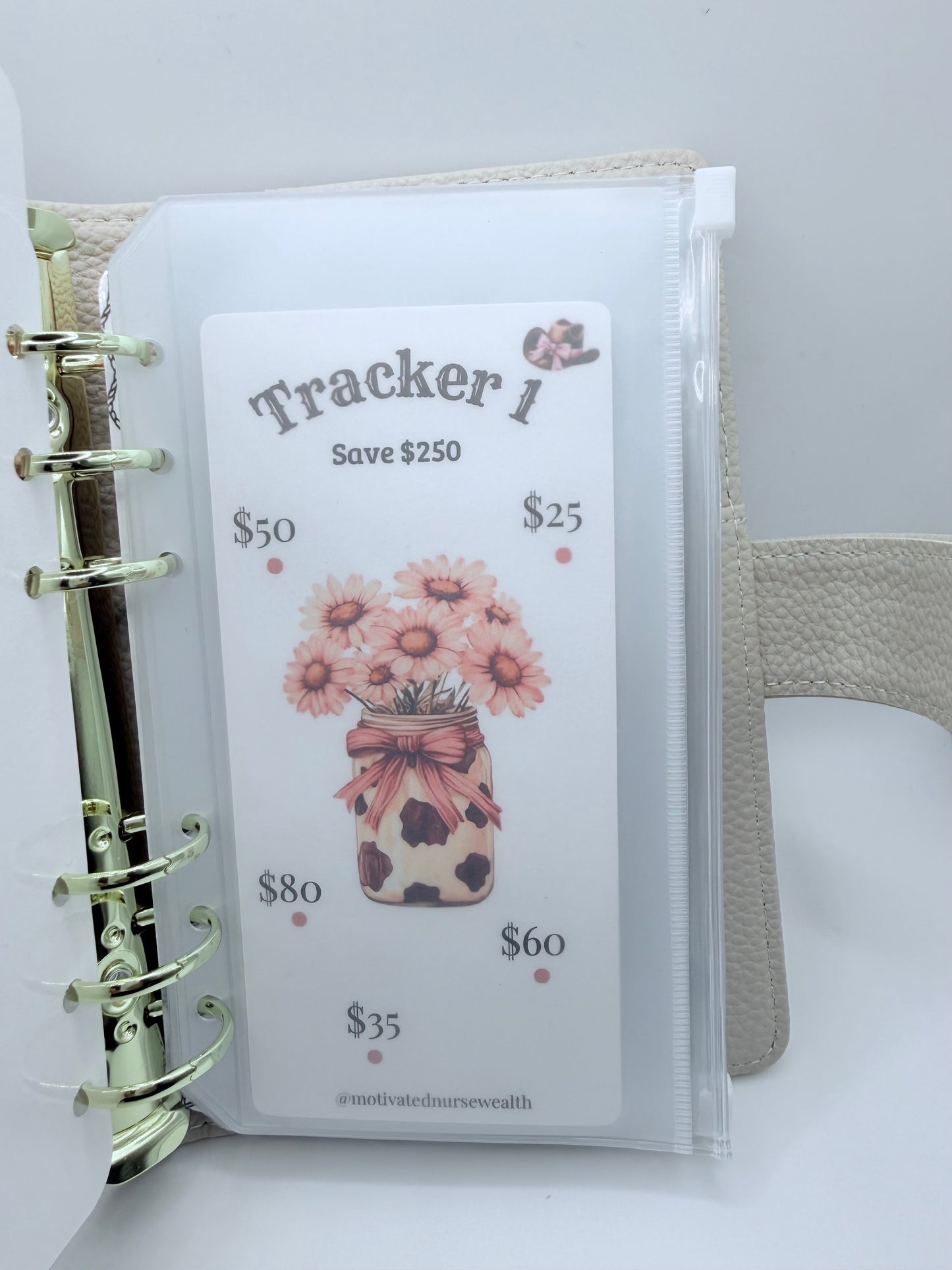 Saddle Up and Save Highland Cow Binder Set 1500 Savings Challenge