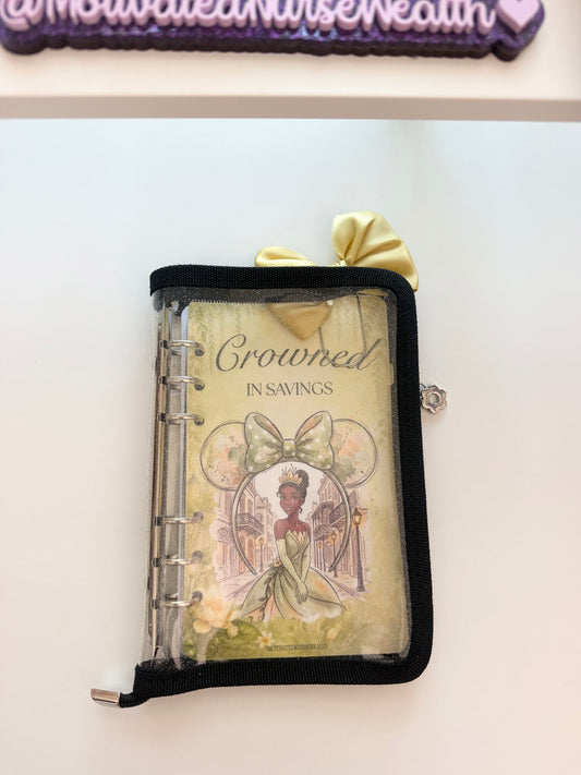 Princess Tiana Inspired Savings Challenge Binder | Budget Binder & Savings Challenge