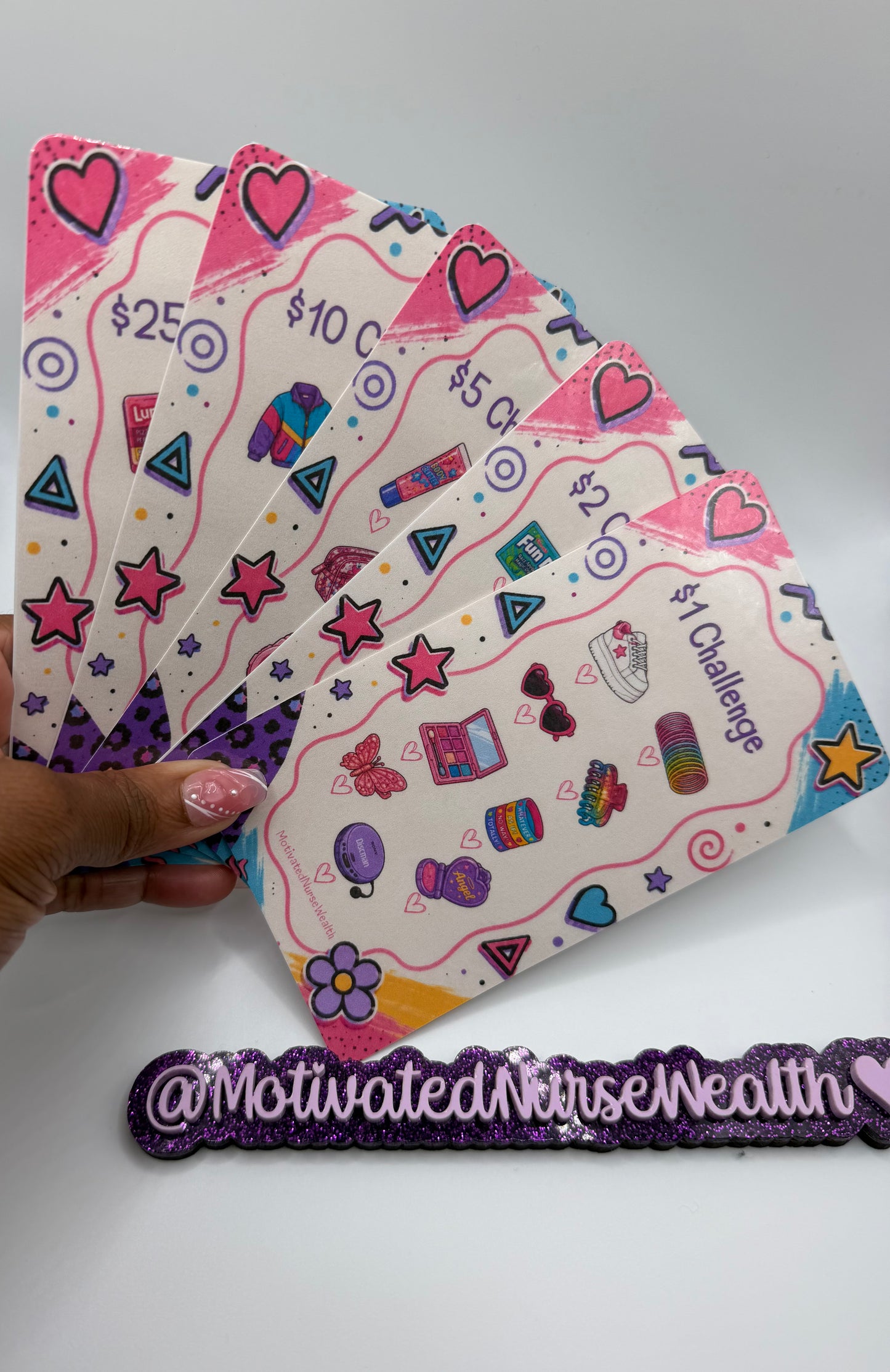 90s Nostalgia Cash Stuffing Binder | Retro A6 Savings Binder