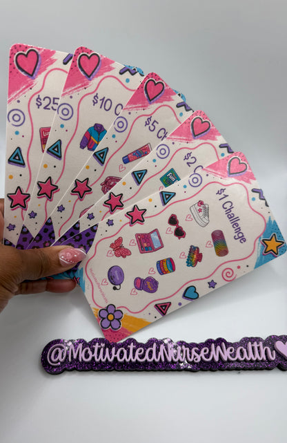 90s Nostalgia Cash Stuffing Binder | Retro A6 Savings Binder