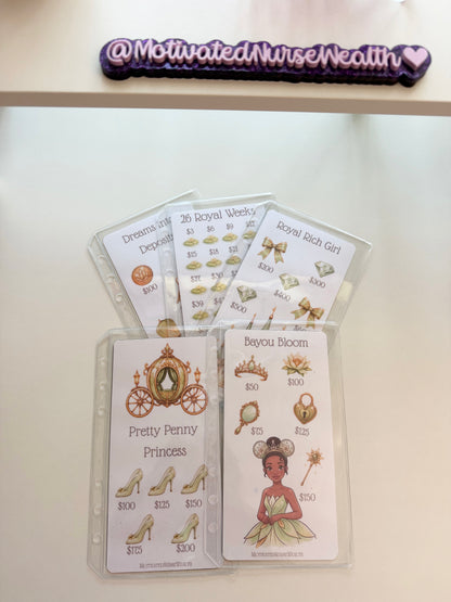 Princess Tiana Inspired Savings Challenge Binder | Budget Binder & Savings Challenge