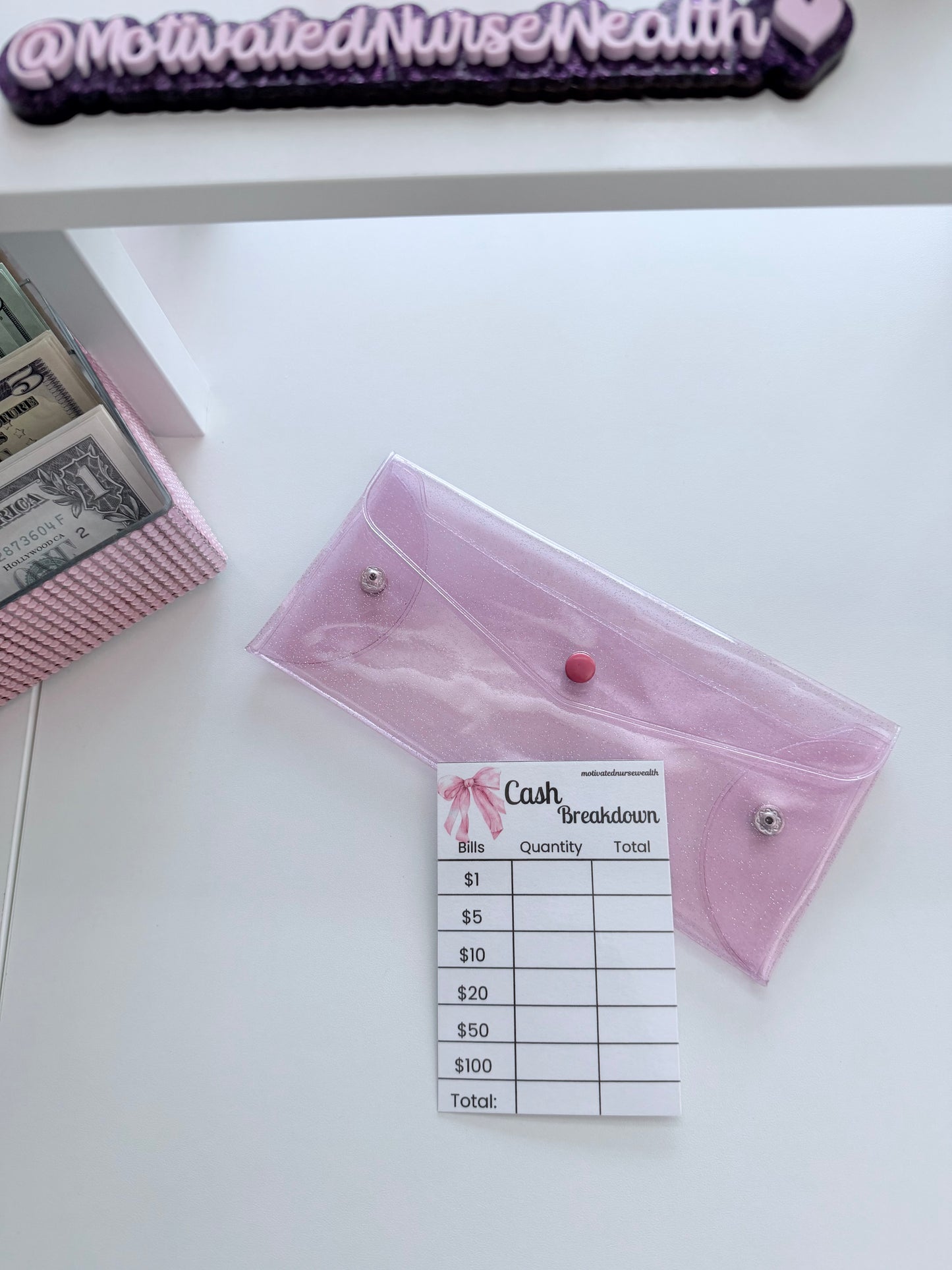 Bank Organizer for Cash Stuffing