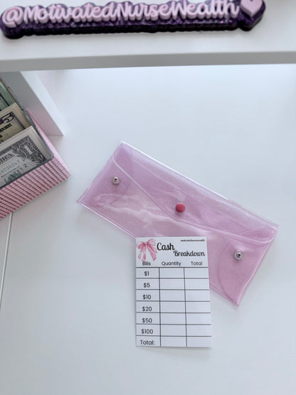 Bank Organizer for Cash Stuffing