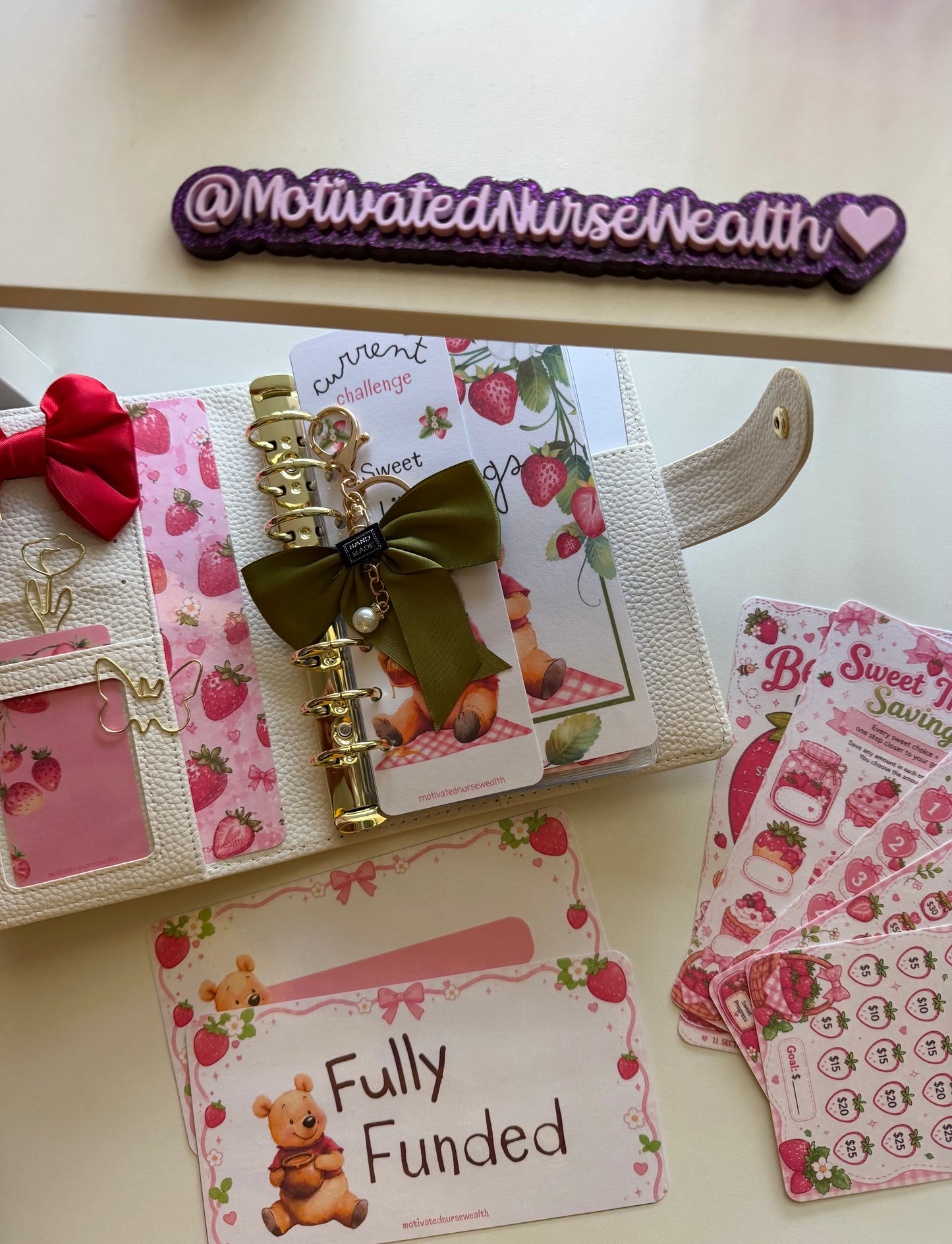 Pooh’s Summer Sweet Savings Challenge Binder