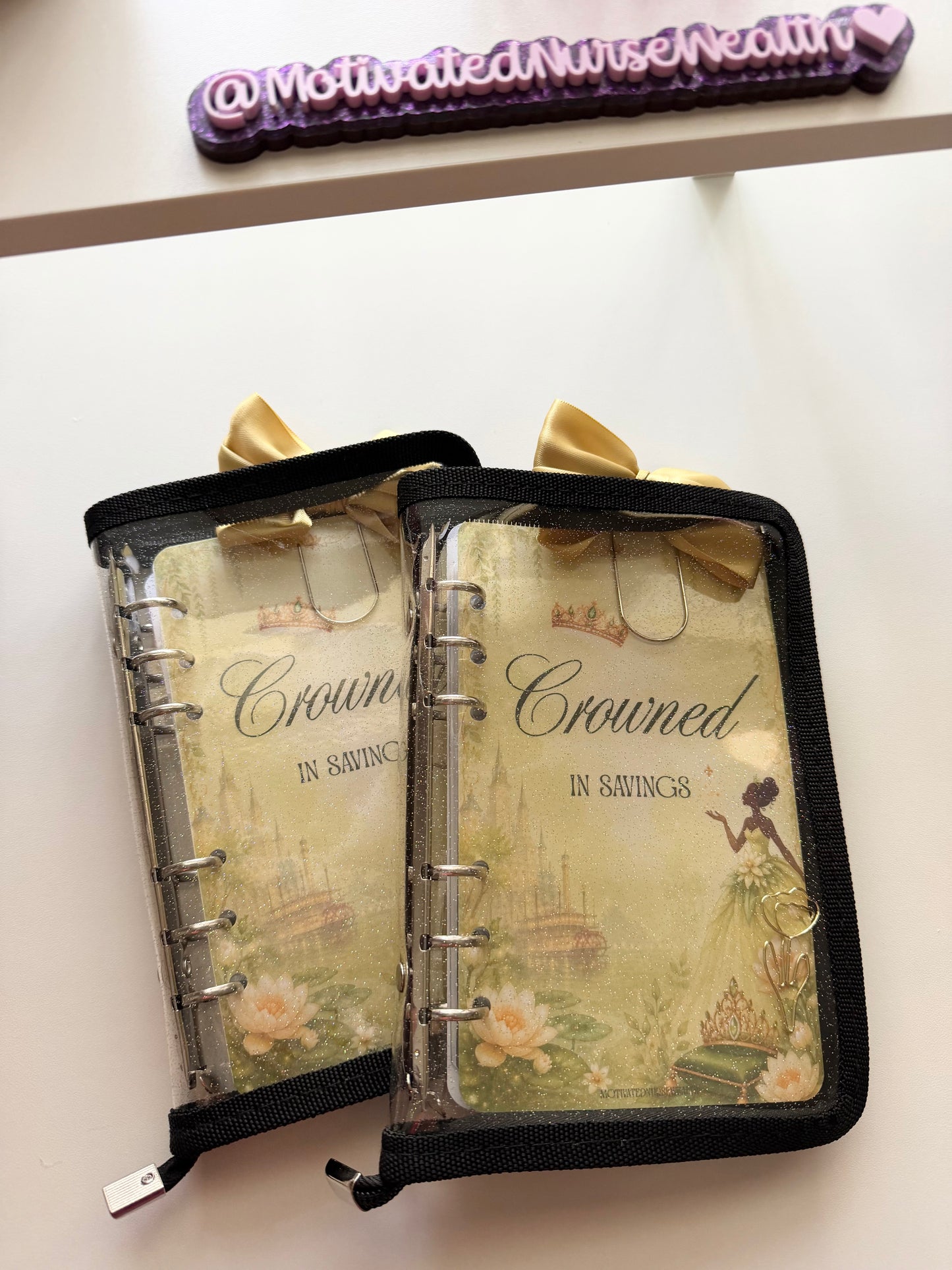 Princess Tiana Inspired Savings Challenge Binder | Budget Binder & Savings Challenge