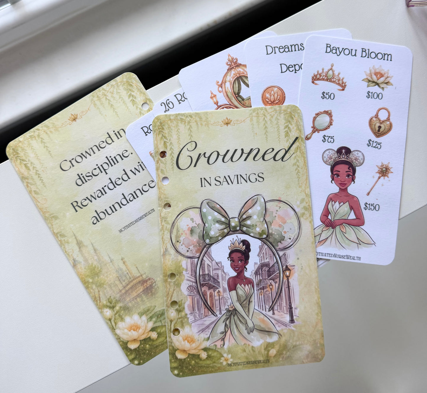 Princess Tiana Inspired Savings Challenge Binder | Budget Binder & Savings Challenge