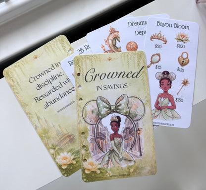 Princess Tiana Inspired Savings Challenge Binder | Budget Binder & Savings Challenge
