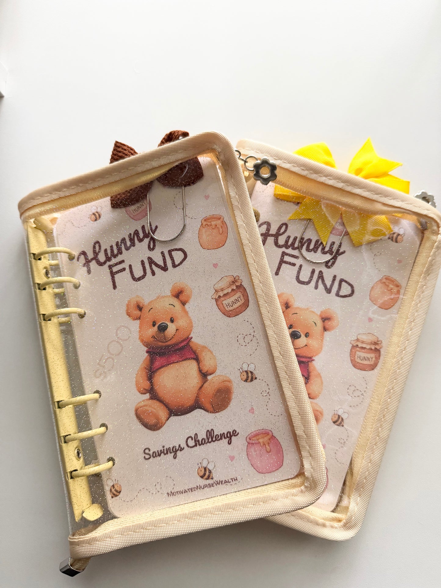 “Hunny Fund” $500 Savings Challenge Binder