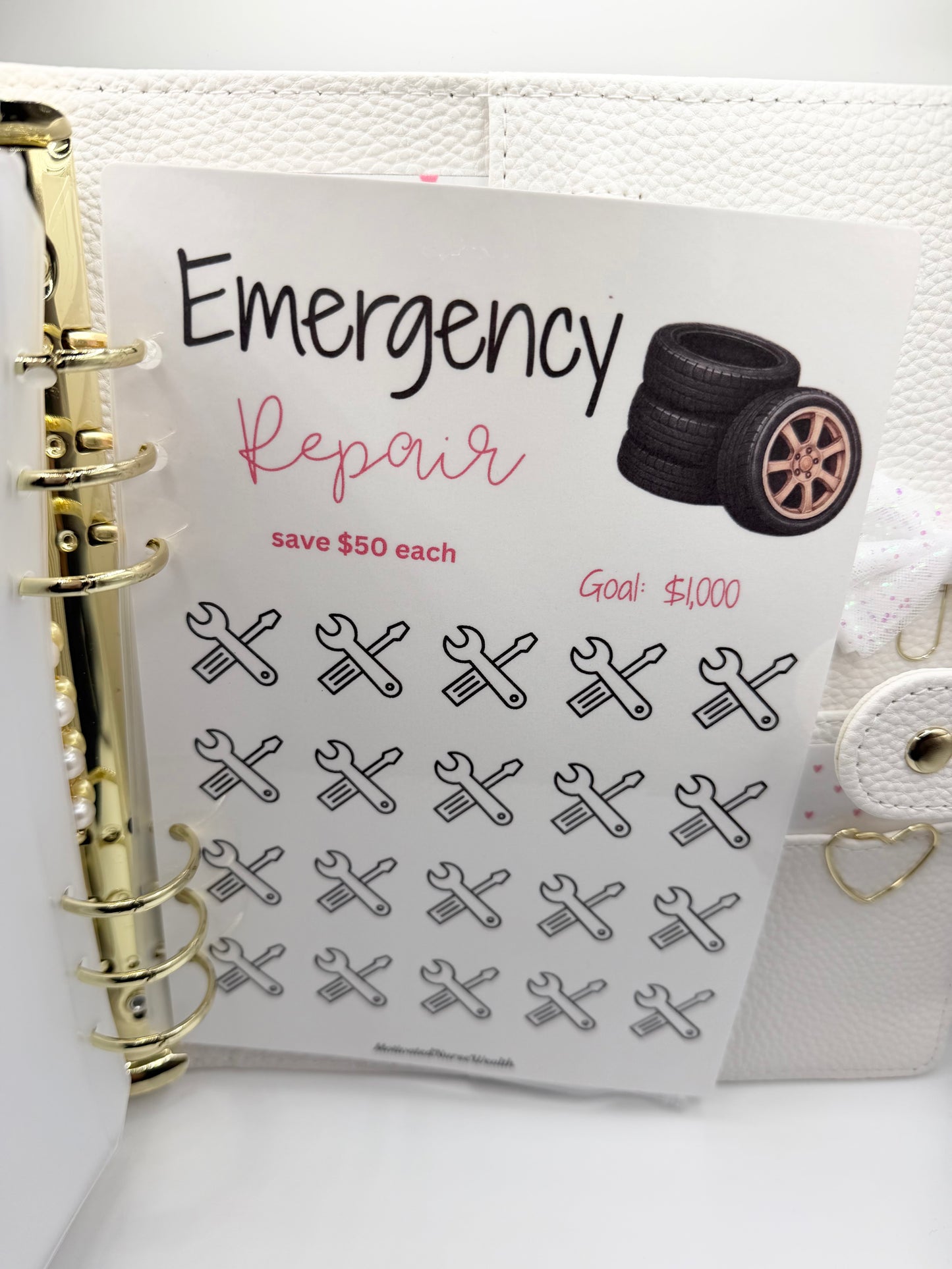 New Car Fund A5 Savings Binder | Save $20,000+ for Your Next Vehicle | Cash Stuffing Binder | Budget Binder | Sinking Fund Binder