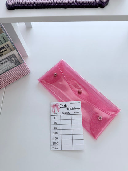 Bank Organizer for Cash Stuffing