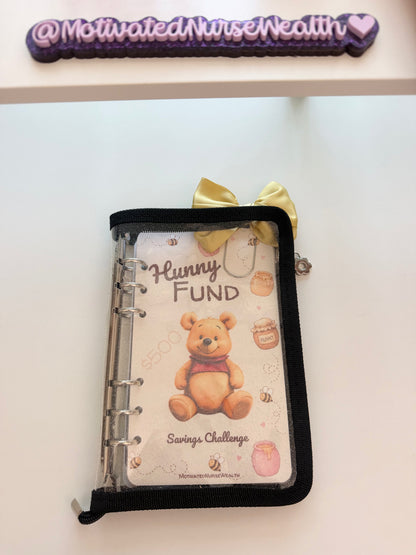 “Hunny Fund” $500 Savings Challenge Binder