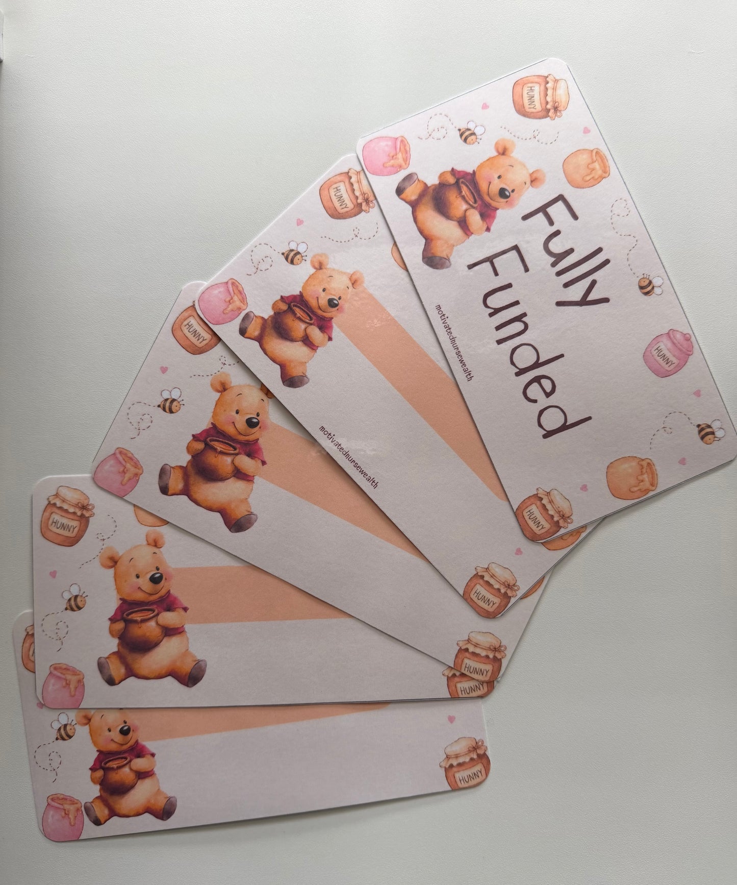 “Hunny Fund” $500 Savings Challenge Binder