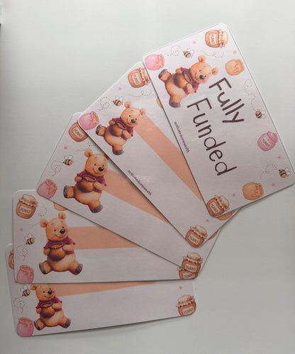 “Hunny Fund” $500 Savings Challenge Binder