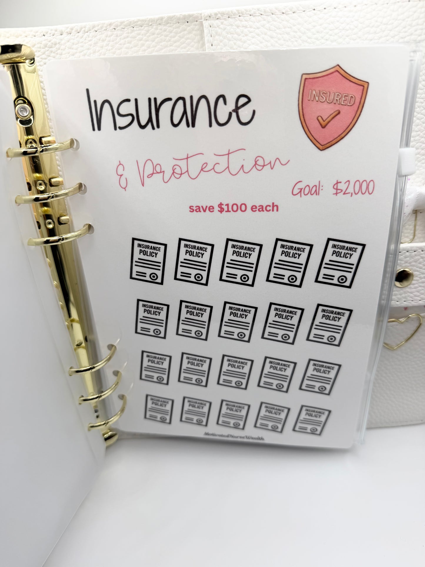 New Car Fund A5 Savings Binder | Save $20,000+ for Your Next Vehicle | Cash Stuffing Binder | Budget Binder | Sinking Fund Binder